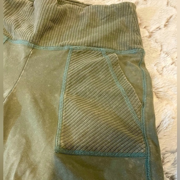 Aeries medium biker shorts. Like new grayish green color - Picture 3 of 10